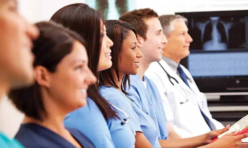 Group of physicians in a meeting room