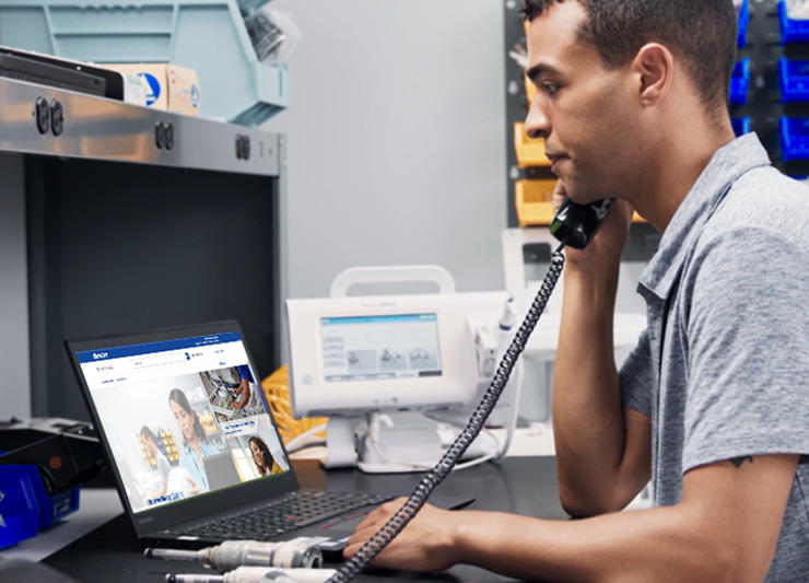 Technical Service buying Hillrom and Welch Allyn parts online