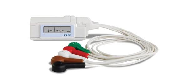 A product image of the H3+ Digital Holter Recorder.