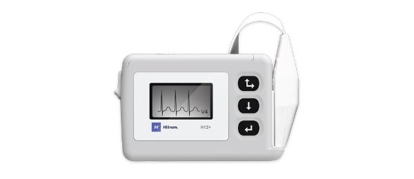 A product image of the H12 Digital Holter Recorder.